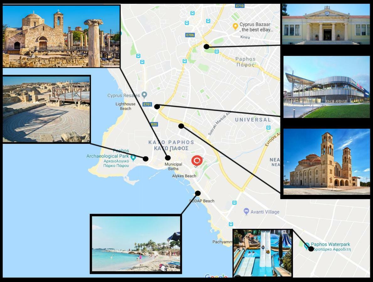 Townhouse By The Sea Pirate Harbor Apartment Paphos Ngoại thất bức ảnh